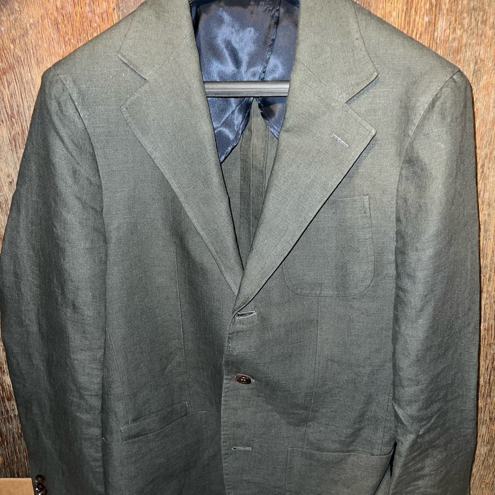 Spier & Mackay dark green sports coat. 38R.